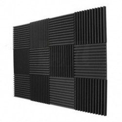 12 Pack akusztikus panelek hab Műszaki szivacs Ékek Hangszigetelő panel P3K8