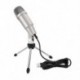 C-330 USB mikrofon karaoke mikrofon műanyag és fém kondenzátor Microph D3L8