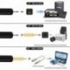 1 db / Set Ux2 Uhf Automatikus vezeték nélküli dinamikus mikrofon rendszer vevővel a V5M1 készülékhez