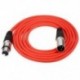 6 darab 6,5 láb / 2 m hosszú kábel mikrofonhoz XLR hím - XLR női bőr, dörzsölje E3I5