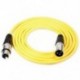 6 darab 6,5 láb / 2 m hosszú kábel mikrofonhoz XLR hím - XLR női bőr, dörzsölje E3I5