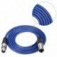 6 darab 6,5 láb / 2 m hosszú kábel mikrofonhoz XLR hím - XLR női bőr, dörzsölje E3I5