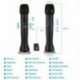 2X (Professzionális karaoke mikrofon vezeték nélküli hangszóró Hordozható Bluetooth Micr R1Q5