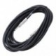 4X (20 láb gitár hangszerkábelek - 1/4 hüvelykes TS 1/4 hüvelykes TS fekete gumi T6M7