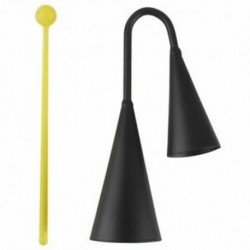 1X (hazai vas tehén csengő kéttónusú fekete fogaskerekű matrica a Percussio T3B1-hez)