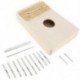 10 kulcsfontosságú Kalimba Diy Kit Basswood Thumb Piano Mbira kézműves festményekhez, Par G9O4