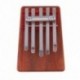 1X (5 kulcsos Kalimba Mbira Likembe Sanza ujj hüvelykujj zongora rózsafa hangszer Y6R7