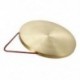 1X (22 cm-es kézi gong sárgaréz rézkápolna-opera ütőhangszerek kerek játékkal Hamm H2E9