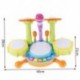 Baby Musical Drum Toy Kids Jazz Drum Kit elektronikus ütőhangszeres Musical Inst B8E1