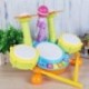 Baby Musical Drum Toy Kids Jazz Drum Kit elektronikus ütőhangszeres Musical Inst B8E1