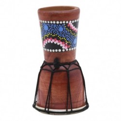 3X (IRIN 1 Pc 4 hüvelykes profi Djembe afrikai dob Bongo fa jó hangú X3T8