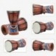 3X (IRIN 1 Pc 4 hüvelykes profi Djembe afrikai dob Bongo fa jó hangú X3T8