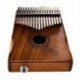 2X (Kalimba 17 Keys Thumb Piano beépített EVA nagy teljesítményű védő bo G7T5)