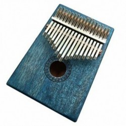 5X (17 kulcsos Kalimba mahagóni hüvelykujj zongora Mbira természetes mini billentyűzet hangszer J1L4