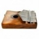 3X (Kalimba 17 Keys Thumb Piano beépített EVA nagyteljesítményű védő bo-Q4I1