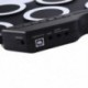 3X (7 darabos hordozható digitális USB tekerccsel összecsukható, szilikon elektronikus dob Pa O2H8