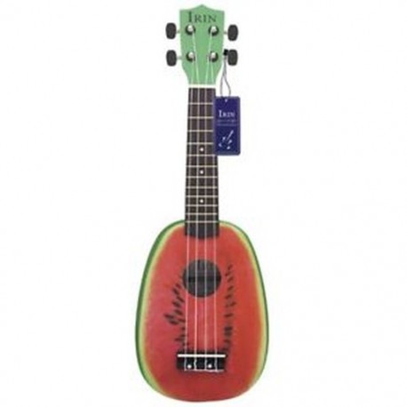 IRIN 21 hüvelykes aranyos görögdinnye mintázat Kézzel készített Dapper Soprano Ukulele Uke A0F5