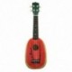 IRIN 21 hüvelykes aranyos görögdinnye mintázat Kézzel készített Dapper Soprano Ukulele Uke Q9B4