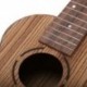 Koncert Ukulele Diy Kit 23 hüvelykes Zebrawood4 húrok Hawaii gitár kéz P7I3