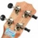 1X (21 hüvelykes 4 húros ananász stílusú mahagóni Hawaii Ukulele Uke Electr E8X6