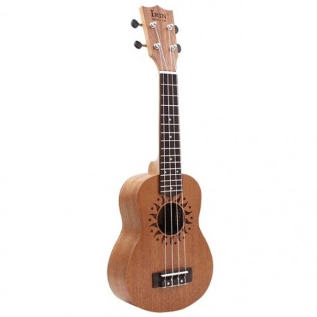 IRIN Ukulele 21 hüvelykes mini akusztikus gitár Sapele koncert Ukulele 15 Frets 4 J4S5