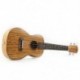 2X (Koncert Ukulele 4 húrok Zebrawood Guitar 23 hüvelykes szoprán Ukulele Begin S3Q7