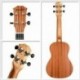 3X (Ukulele Uke 4 nejlon húrok Sapele rózsafa gitár delfin mintázat Unive S7A6