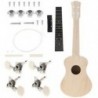 8X (Gyerekkoncert Ukulele Diy Kit 23 hüvelykes Basswood 4 húrok Hawaiian Guitar Z7A6