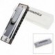 1X (10 lyukú Blues Harmonica hangszer rozsdamentes acél szájorvos Q3S2
