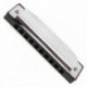 1X (10 lyukú Blues Harmonica hangszer rozsdamentes acél szájorvos Q3S2