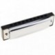 1X (10 lyukú Blues Harmonica hangszer rozsdamentes acél szájorvos Q3S2