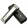 Swan Harmonica 10 lyukú kulcs C SILVER w / tokkal Blues Harp rozsdamentes acél G6D7