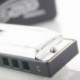Swan Harmonica 10 lyukú kulcs C SILVER w / tokkal Blues Harp rozsdamentes acél G6D7