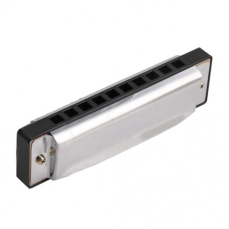 2X (Blues Harmonica 10 lyukú C-hangszerkulcs, rozsdamentes acél, T8O3.)