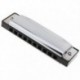 3X (10 lyukú Blues Harmonica hangszer rozsdamentes acélból készült szájszerv P3J1