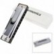 3X (10 lyukú Blues Harmonica hangszer rozsdamentes acélból készült szájszerv P3J1