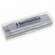 3X (10 lyukú Blues Harmonica hangszer rozsdamentes acélból készült szájszerv P3J1