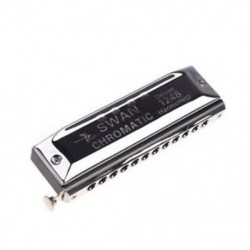 Swan Chromatic Harmonica szájorgan 12 lyuk 48 hangkulcsos C náddal Wi G CQ