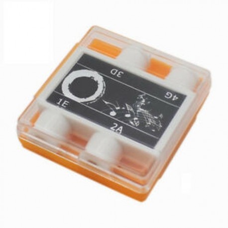 Túl kellemetlen, hordozható, 4 megjegyzés: Pitch Pipe Box E / A / D / G hangoló a V7K8 hegedűre