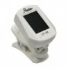 6X (LT-23 Clip-on Tuner LCD digitális hangoló akusztikus gitár basszusgitárhoz, fehér K2Z4)