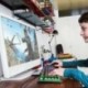 Gaming billentyűzet, színes szivárványos LED háttérvilágítású USB vezetékes Gaming billentyűzet Mem X0U3