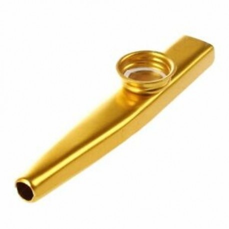 Metal Kazoo furulya száj hangszer Harmonica forró értékesítés gyakorlati arany C3P8