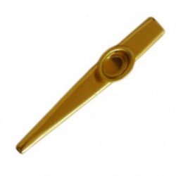 Fém arany Kazoo  2 membrán furulya hangszer ajándék T5A6