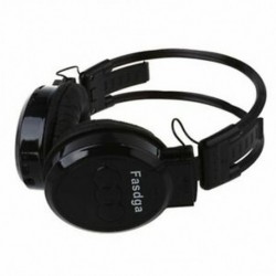 1X (a Fasdga fekete mini sportos fejhallgató-fülhallgató MP3 lejátszó támogatása Micro-SD T R4T5