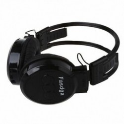 2X (Fasdga fekete mini sportos fejhallgató-fülhallgató MP3 lejátszó támogatja a Micro-SD T E5N4