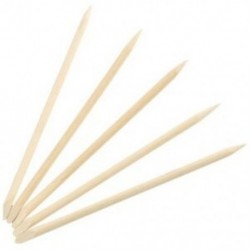 50db Dupla végű - Körömbőr - Kutikula feltoló fa pálcika - G3Z4