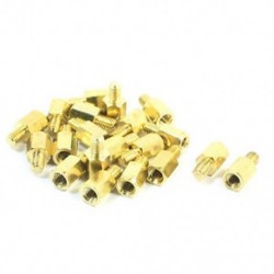 20 db PCB PCB alaplap BraBT Standoff hatszögletű távtartó M3 6   4mm S9