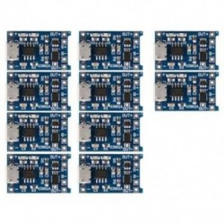 10 db 5 V mini USB 1A 18650 TP4056 lítium akkumulátor töltőlap Prote Q0P4-vel