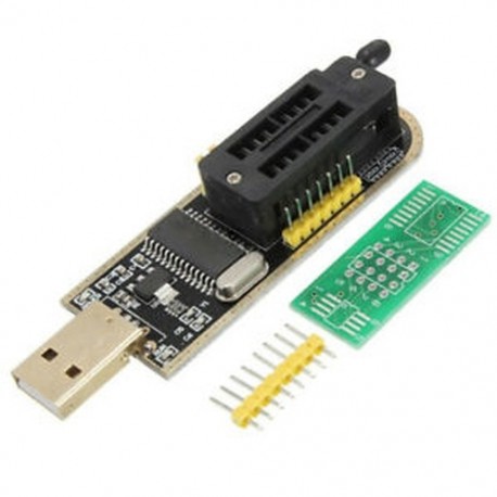 1X (CH341A USB programozó, 24/25 Serie Burner Chip BIOS író SPI Flash   Pin K8J4