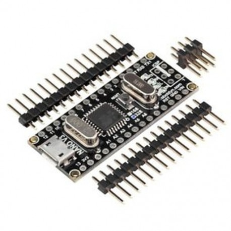 Robotdyn Nano V3 Atmega328 / Ch340G, mikro-usb, nem forrasztott tűs fejlécek, Com H3A1